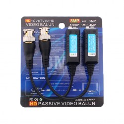Balun vidéo BNC HD 5mp, 4mp, 3mp, 1080P, 720P, 960P-1